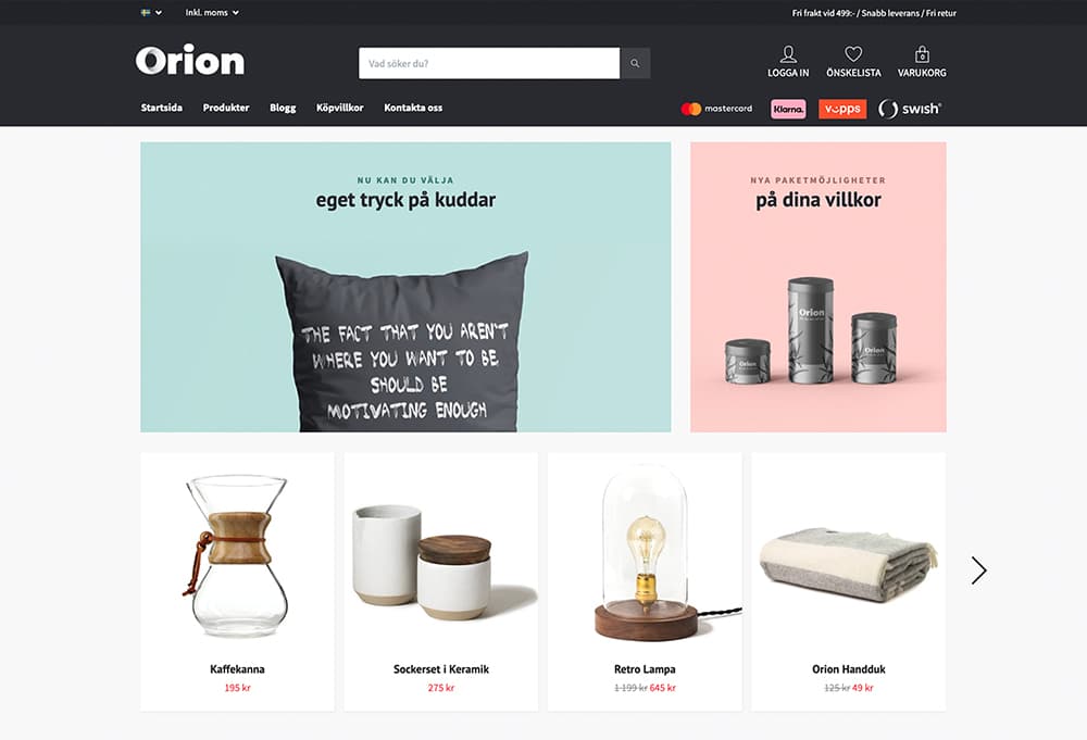 Design theme Orion