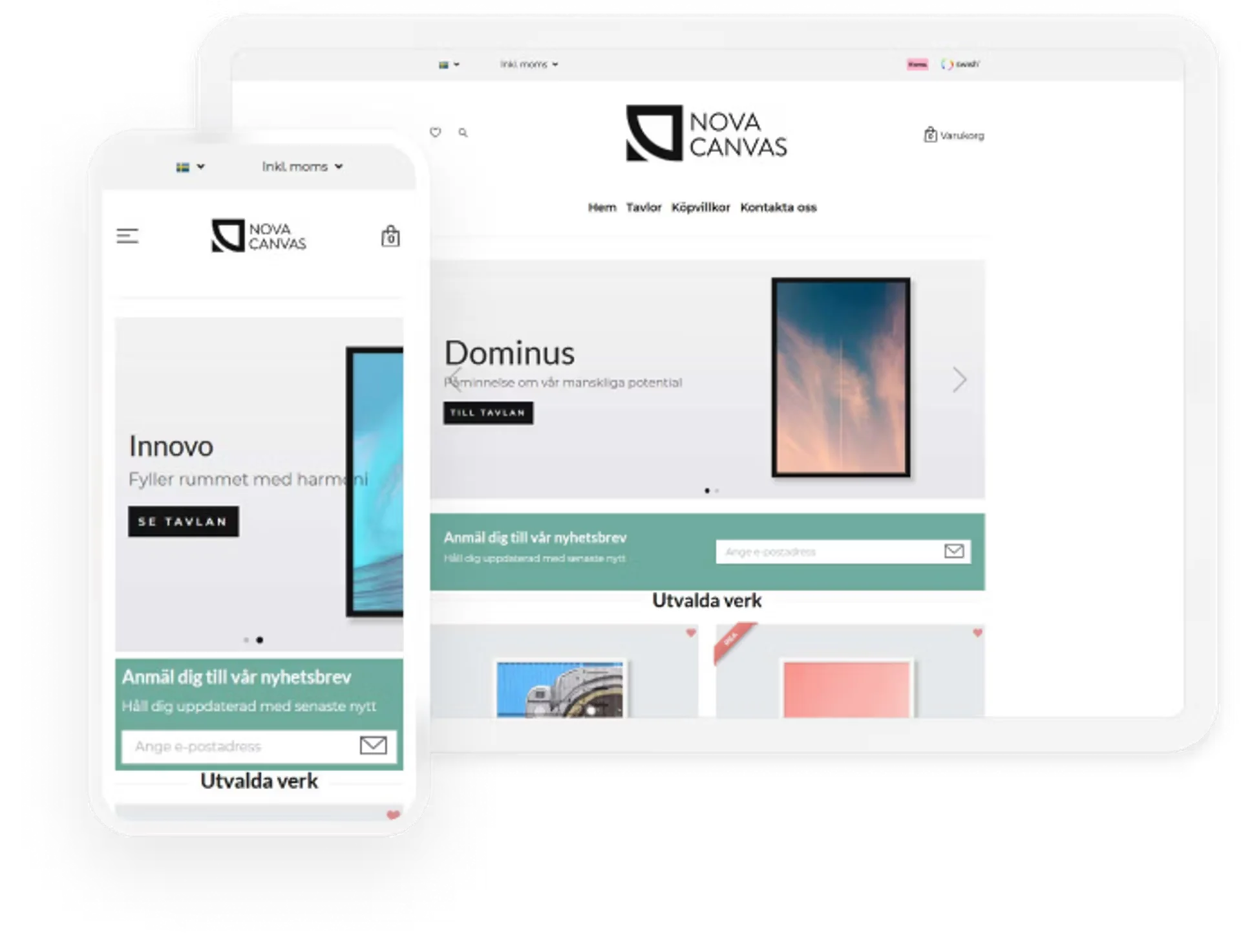 Nova Canvas designskabelon