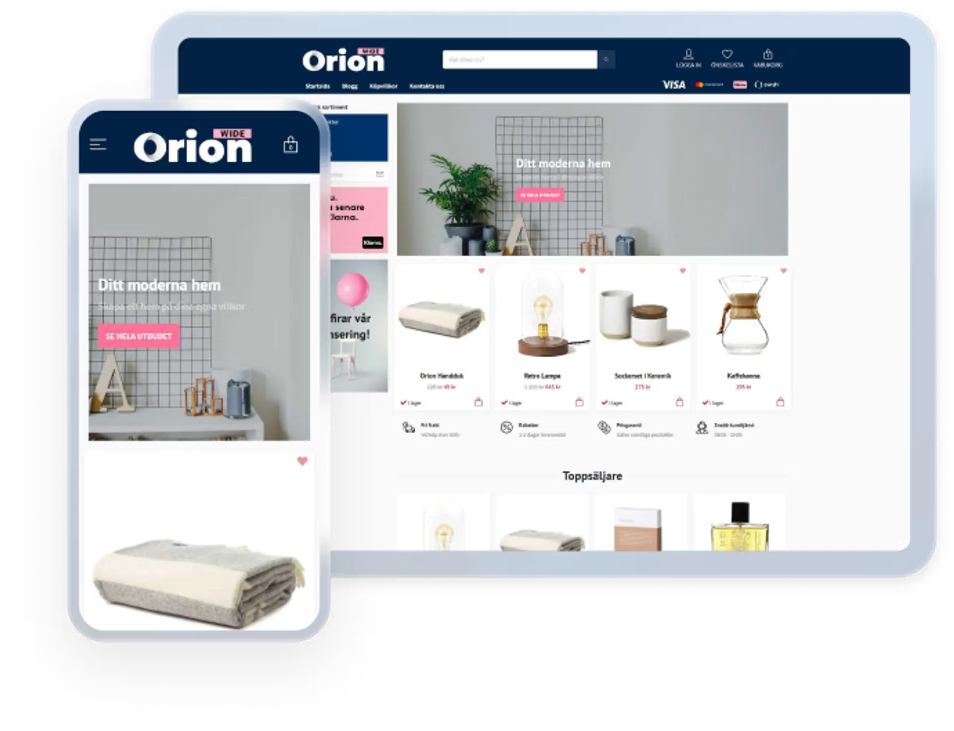 Orion Wide designskabelon