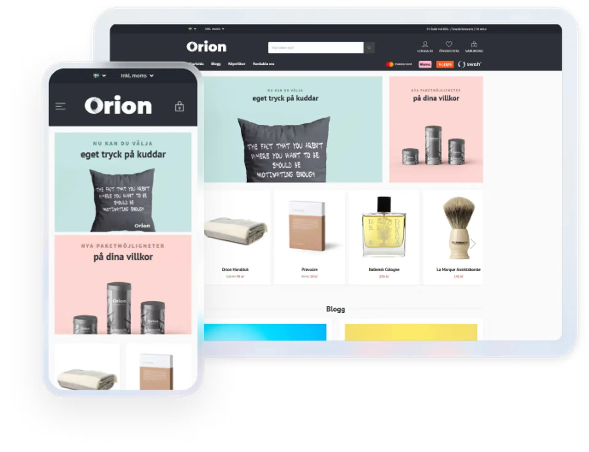 Orion designskabelon