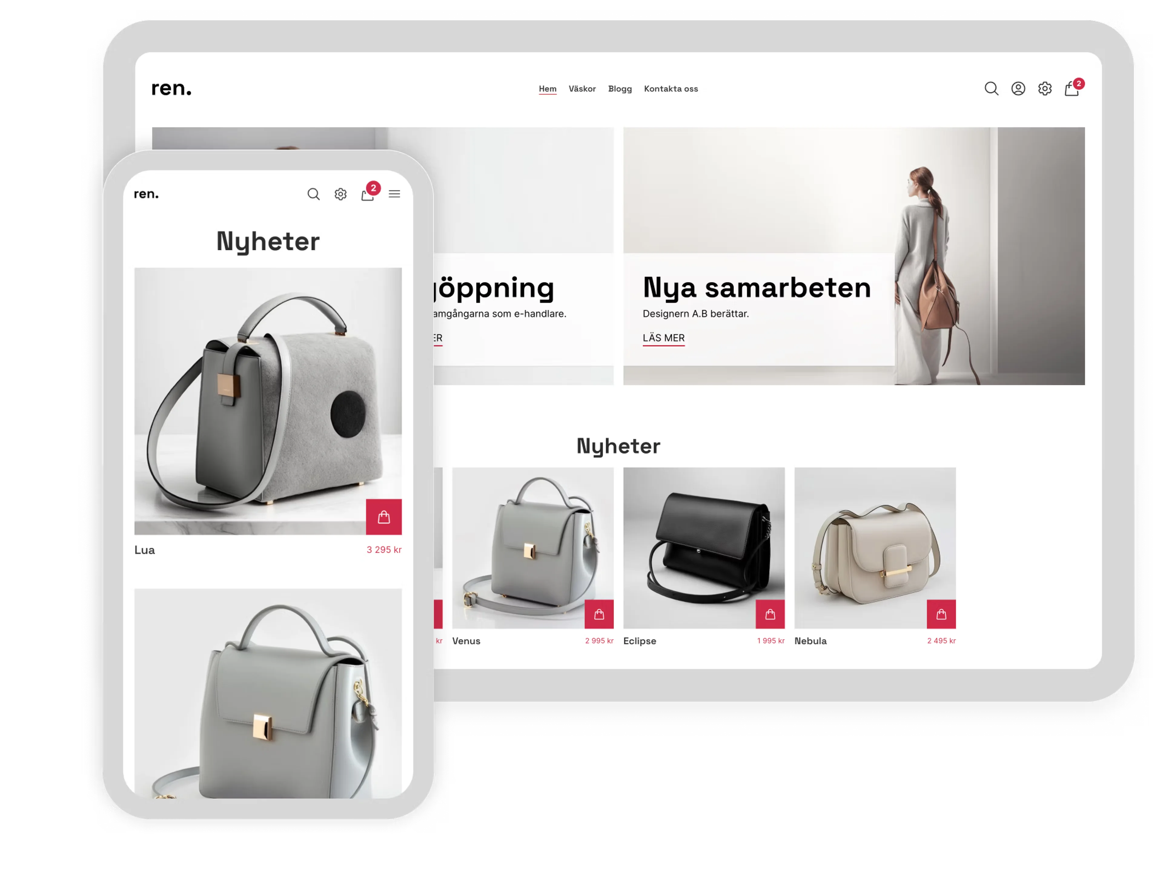 Ren designskabelon